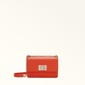 Furla 1927 Crossbody Väska Dam Röda | 4075-FSVMW