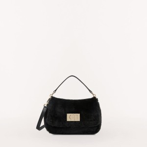 Furla 1927 SOFT Crossbody Väska Dam Svarta | 0546-ELPQW