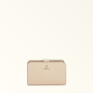 Furla CAMELIA Liten Plånbok Dam Grädde | 0623-GBVOX