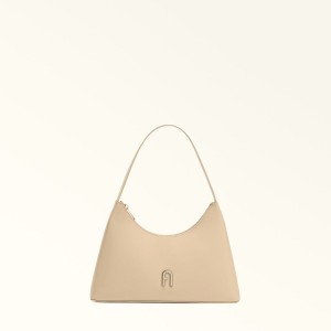 Furla DIAMANTE Axelväska Dam Beige | 8374-XSHQW