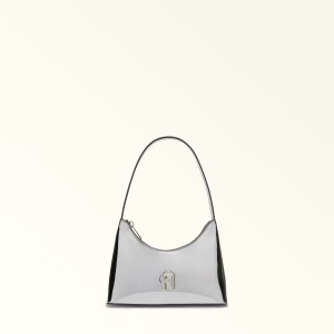 Furla DIAMANTE Axelväska Dam Silver | 4230-FGMAO