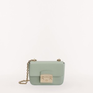 Furla METROPOLIS Crossbody Väska Dam Mintgröna | 8751-UJKZC