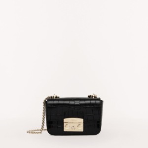 Furla METROPOLIS Crossbody Väska Dam Svarta | 6725-ISOFU