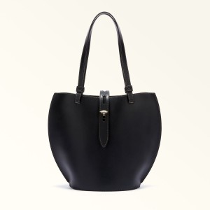 Furla UNICA Totes Dam Svarta | 2736-ZGDQI