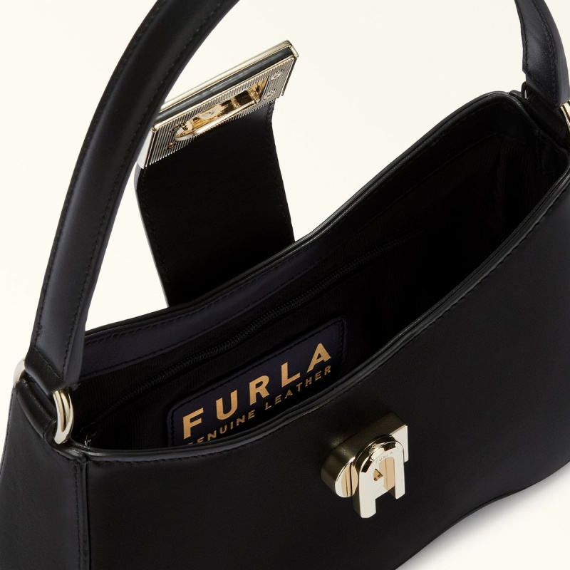 Furla 1927 Axelväska Dam Svarta | 4893-RFGYH