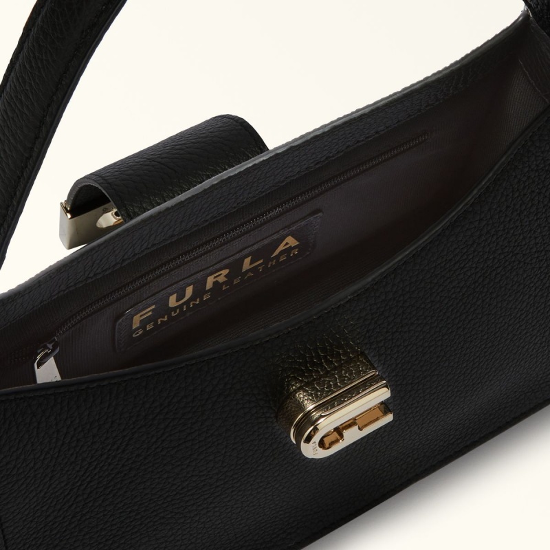 Furla 1927 Axelväska Dam Svarta | 9276-WPHGO