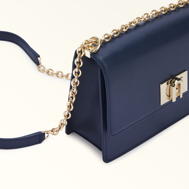 Furla 1927 Crossbody Väska Dam Marinblå | 1672-TENJW