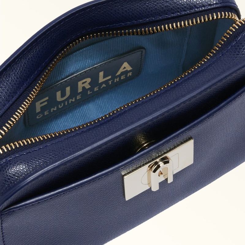 Furla 1927 Crossbody Väska Dam Marinblå | 4208-LACKB