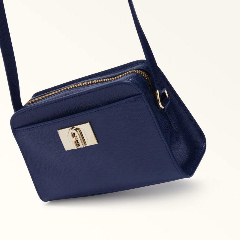 Furla 1927 Crossbody Väska Dam Marinblå | 4208-LACKB