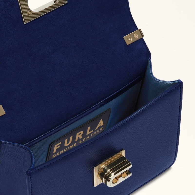 Furla 1927 Crossbody Väska Dam Marinblå | 8217-XSEQG