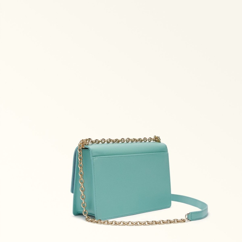 Furla 1927 Crossbody Väska Dam Mintgröna | 8920-WCRAP