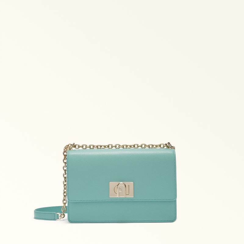 Furla 1927 Crossbody Väska Dam Mintgröna | 8920-WCRAP