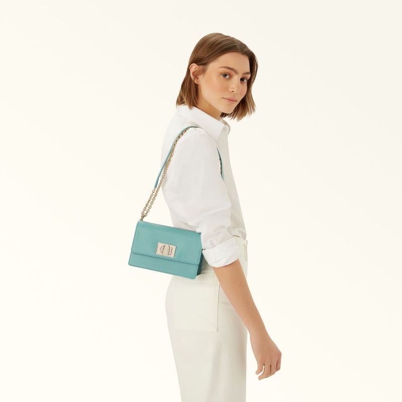 Furla 1927 Crossbody Väska Dam Mintgröna | 7830-XVKPN