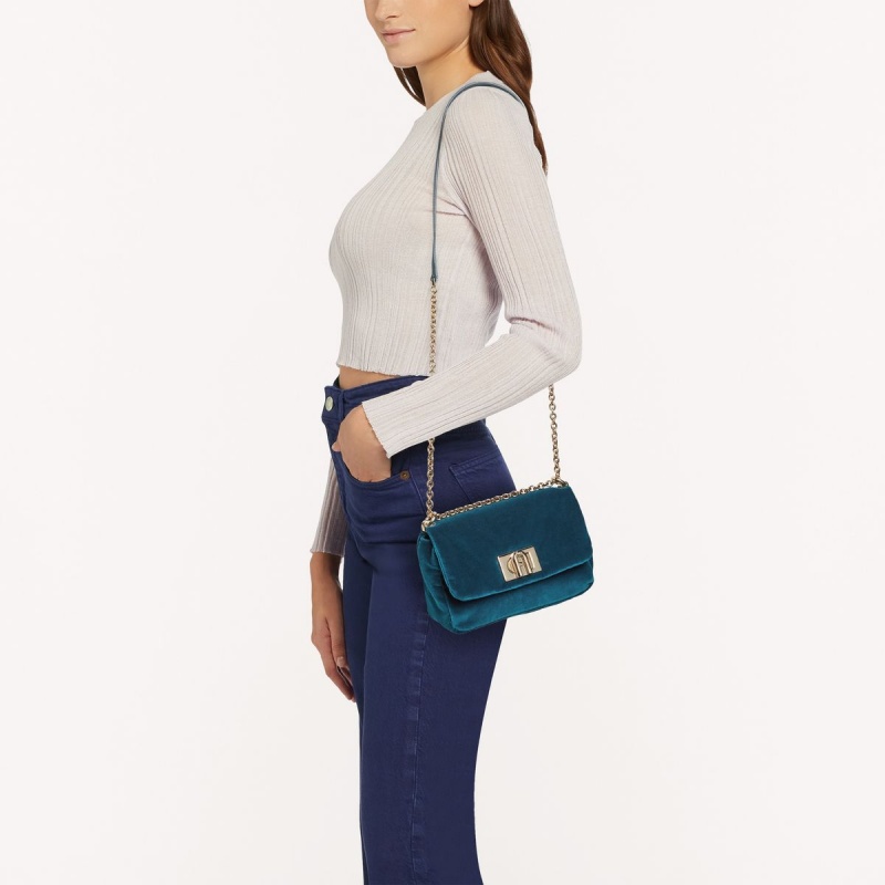 Furla 1927 Crossbody Väska Dam Mörkgröna | 3017-XRVCH