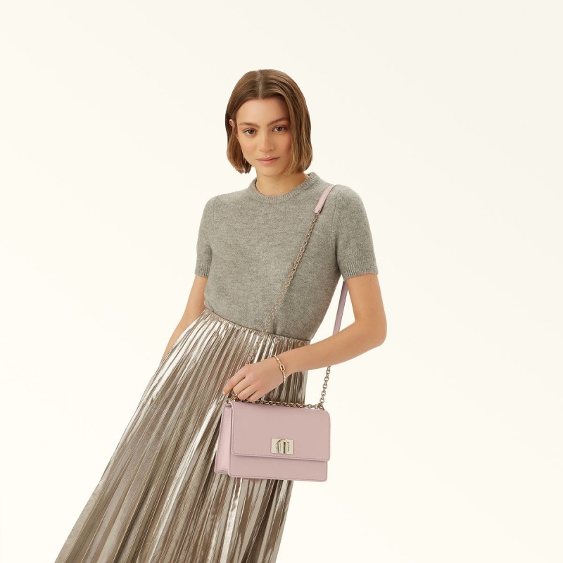 Furla 1927 Crossbody Väska Dam Rosa | 6308-XRFVS