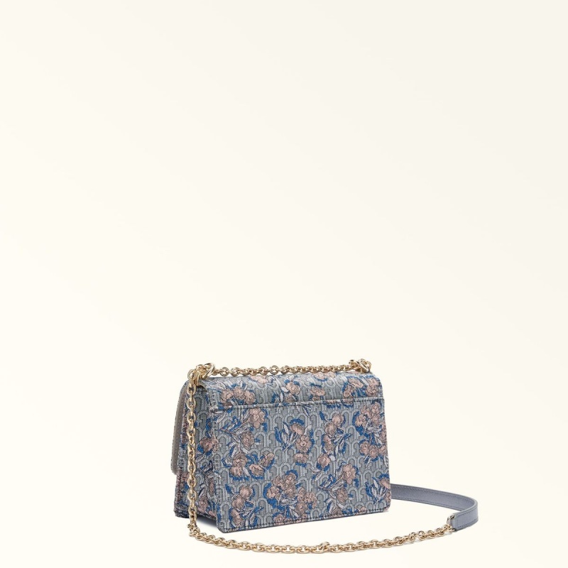 Furla 1927 Crossbody Väska Dam Silver | 4721-LPQUV