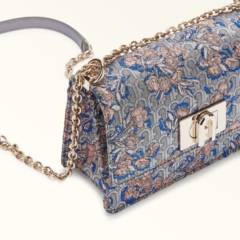 Furla 1927 Crossbody Väska Dam Silver | 4721-LPQUV