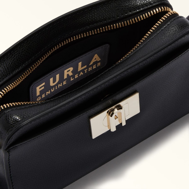 Furla 1927 Crossbody Väska Dam Svarta | 0743-GTWAK