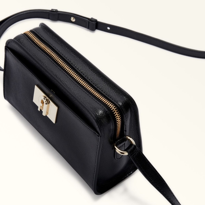 Furla 1927 Crossbody Väska Dam Svarta | 0743-GTWAK