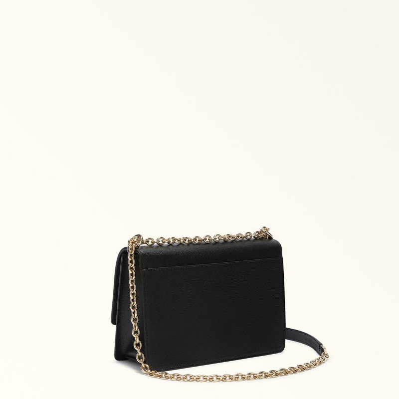 Furla 1927 Crossbody Väska Dam Svarta | 5098-BZKIF