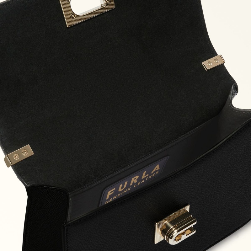 Furla 1927 Crossbody Väska Dam Svarta | 5098-BZKIF