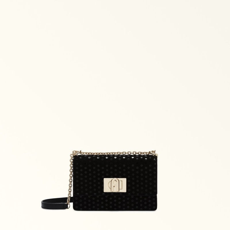 Furla 1927 Crossbody Väska Dam Svarta | 7981-MOLYV