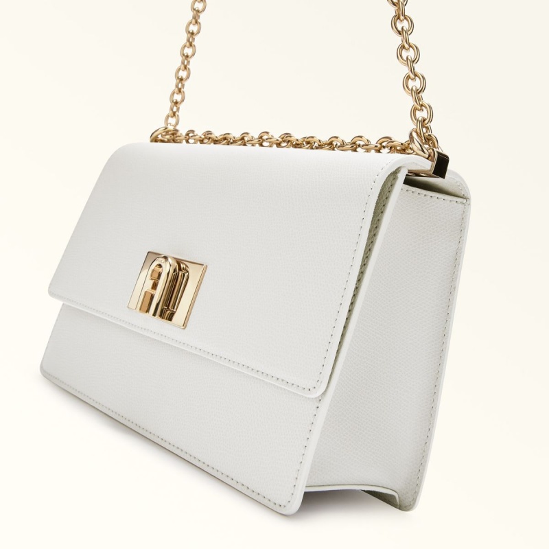 Furla 1927 Crossbody Väska Dam Vita | 6174-VSUOC