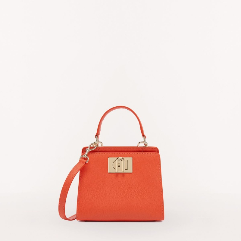 Furla 1927 Handväska Dam Orange | 9053-LWKBN