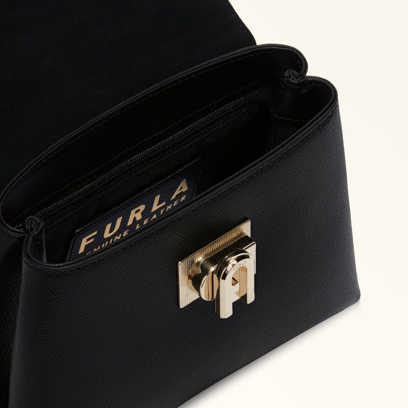 Furla 1927 Handväska Dam Svarta | 6104-NHJVE