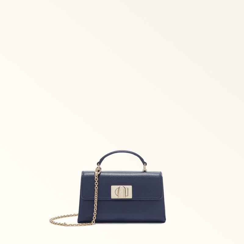 Furla 1927 Mini Bags Dam Marinblå | 4638-YKBIL