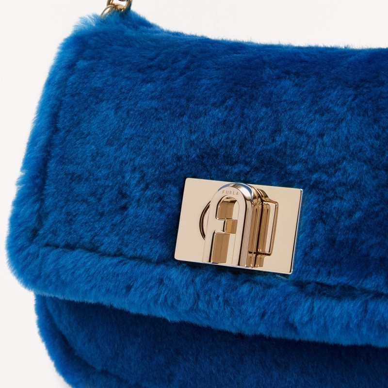 Furla 1927 SOFT Crossbody Väska Dam Marinblå | 6457-BOQKA