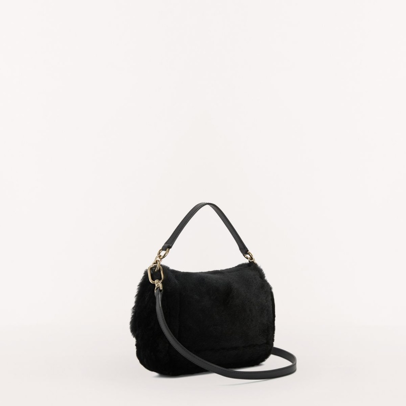 Furla 1927 SOFT Crossbody Väska Dam Svarta | 0546-ELPQW