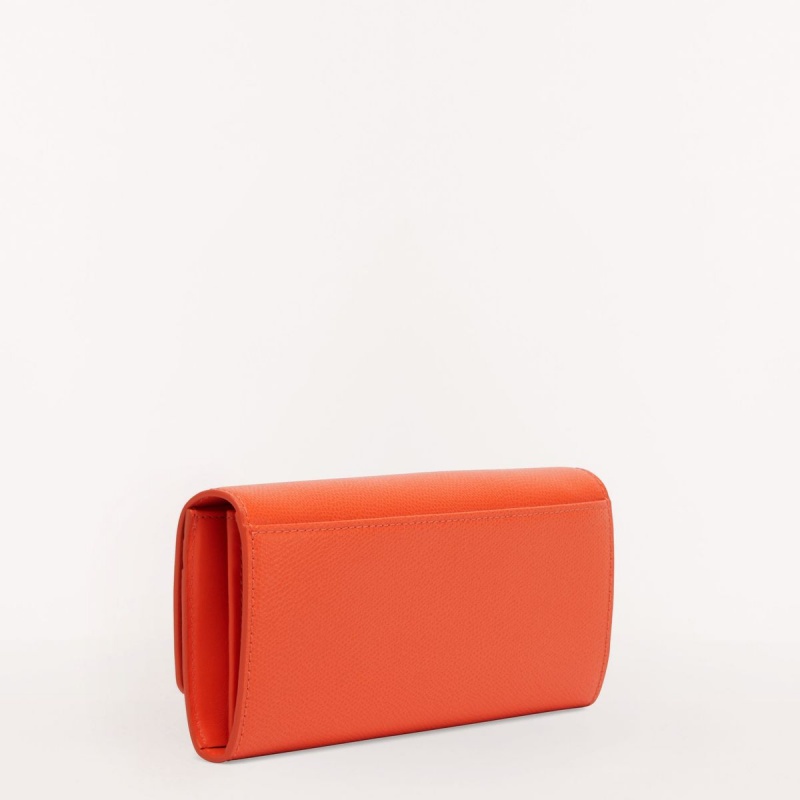 Furla 1927 Stor Plånbok Dam Orange | 6917-ASFTX