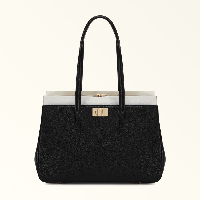 Furla 1927 Totes Dam Svarta | 1486-LJDFH