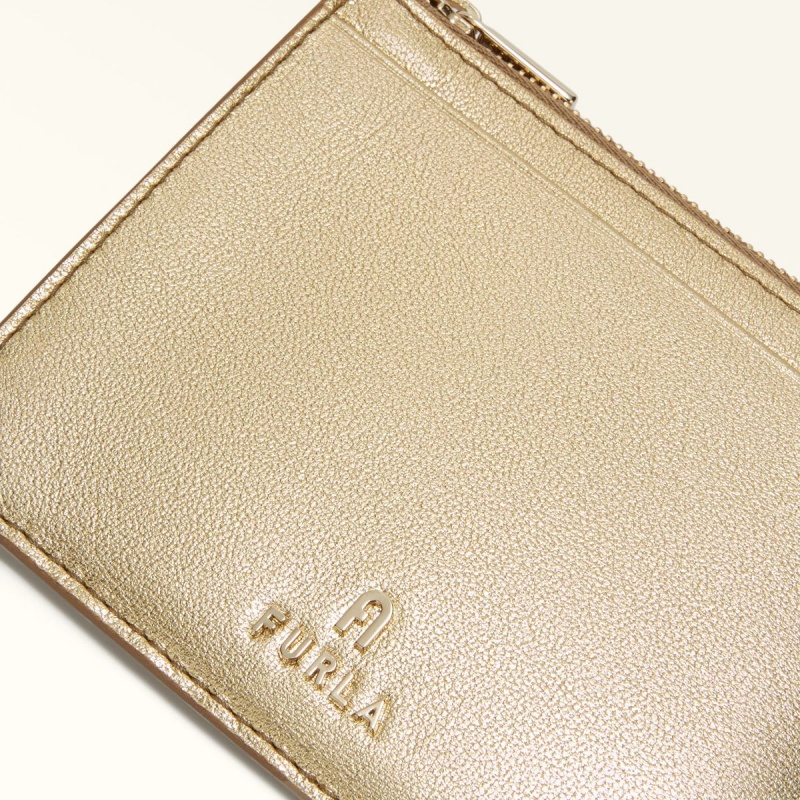 Furla CAMELIA Kortinnehavare Dam Guld | 2615-WKJOY