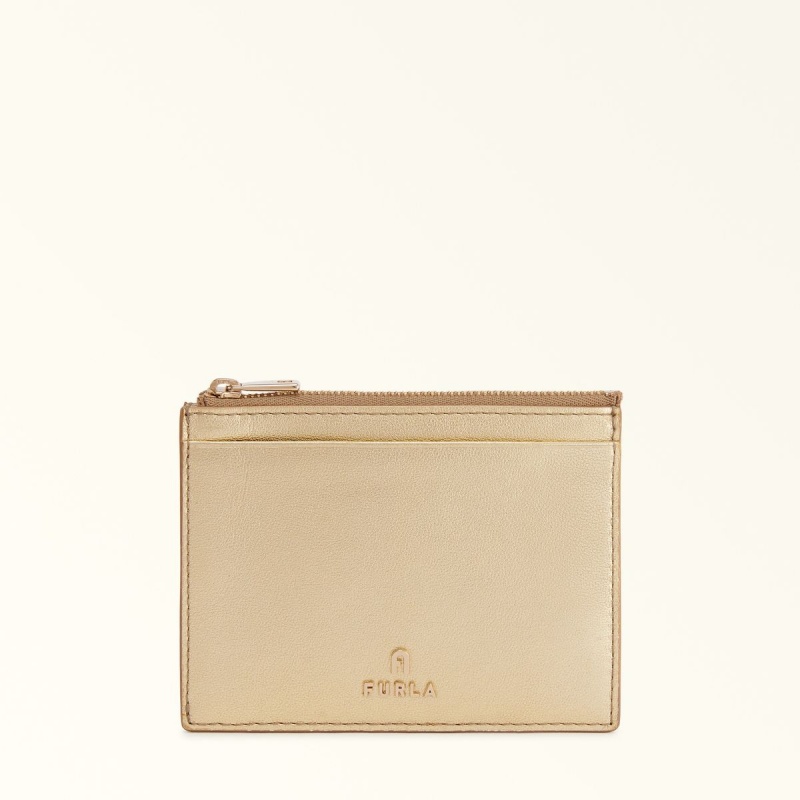 Furla CAMELIA Kortinnehavare Dam Guld | 2615-WKJOY