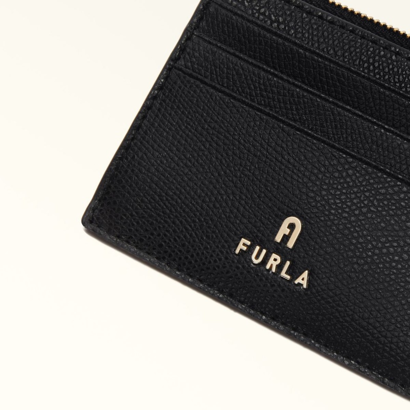 Furla CAMELIA Kortinnehavare Dam Svarta | 4068-HNFOQ