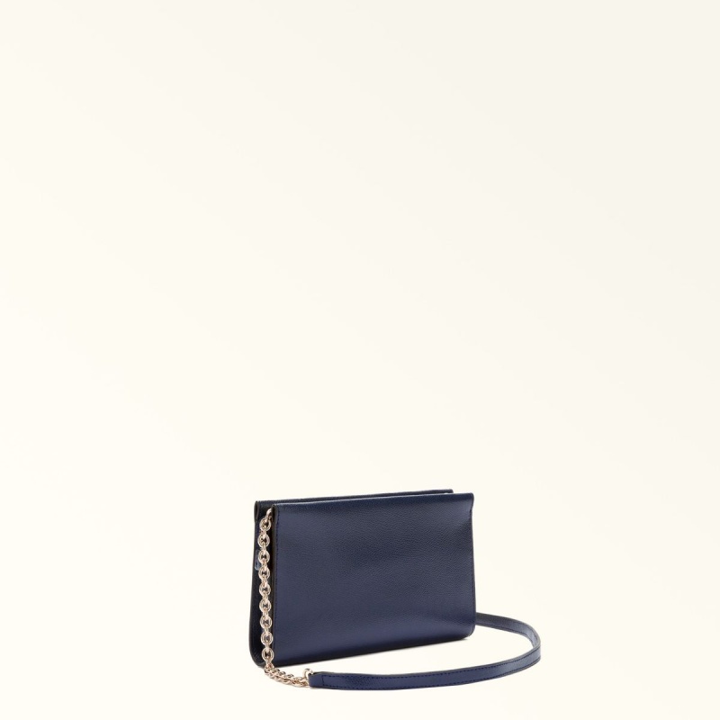 Furla CAMELIA Mini Bags Dam Marinblå | 2360-DCFIR