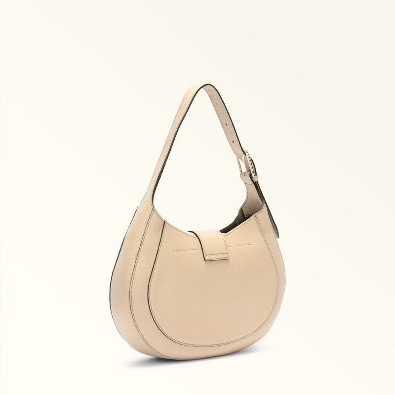 Furla CLUB 2 Axelväska Dam Beige | 1476-AXJKG