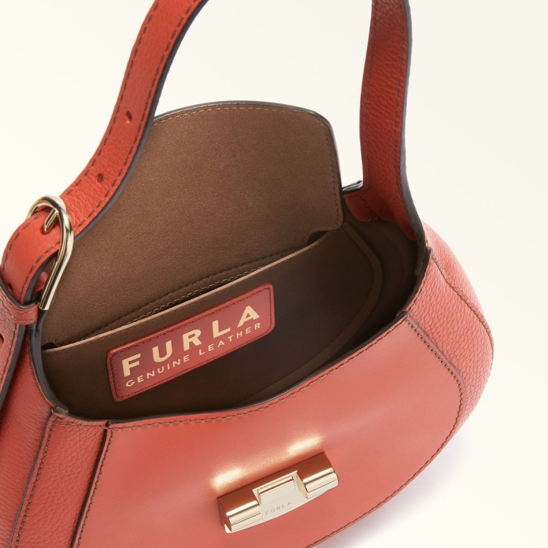 Furla CLUB 2 Axelväska Dam Rosa | 8351-AJQVL