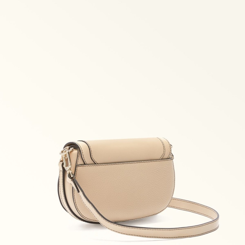 Furla CLUB 2 Crossbody Väska Dam Beige | 9653-HDORS