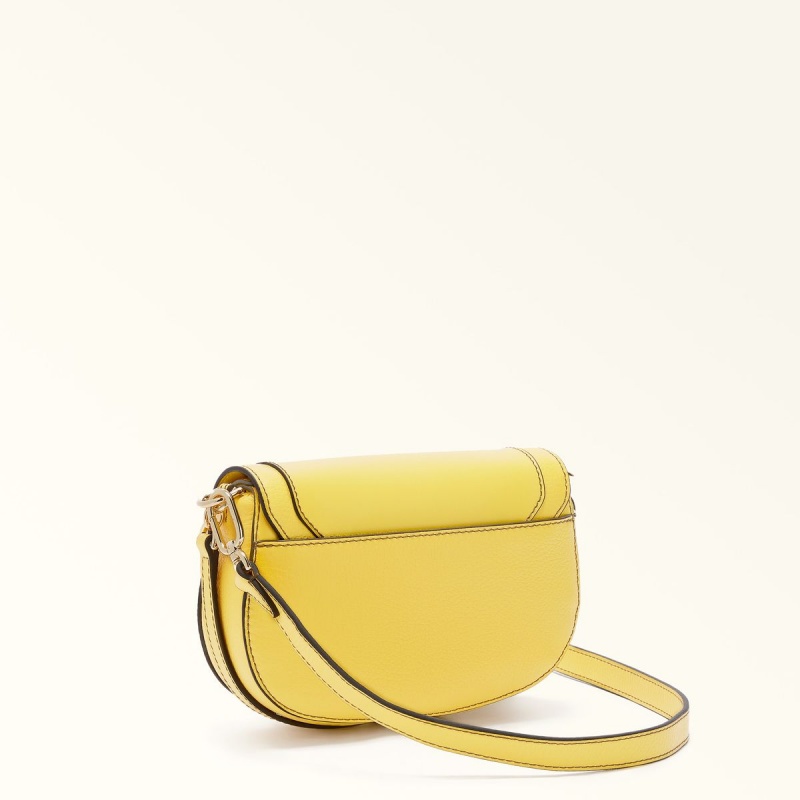 Furla CLUB 2 Crossbody Väska Dam Gula | 5061-TOMVK