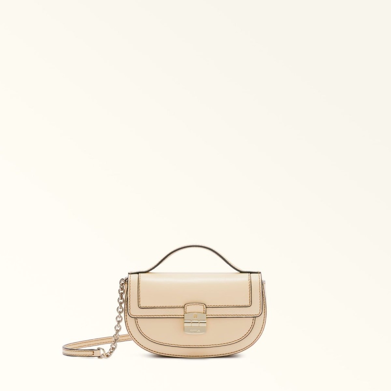 Furla CLUB 2 Mini Bags Dam Beige | 9714-GEWUN