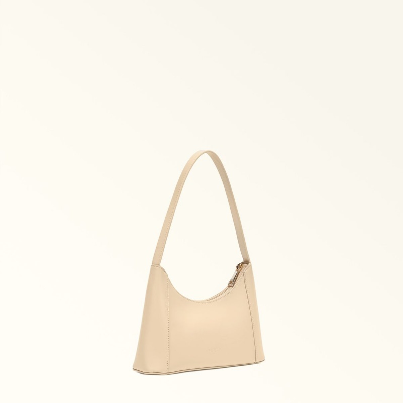 Furla DIAMANTE Axelväska Dam Beige | 3657-LCREH