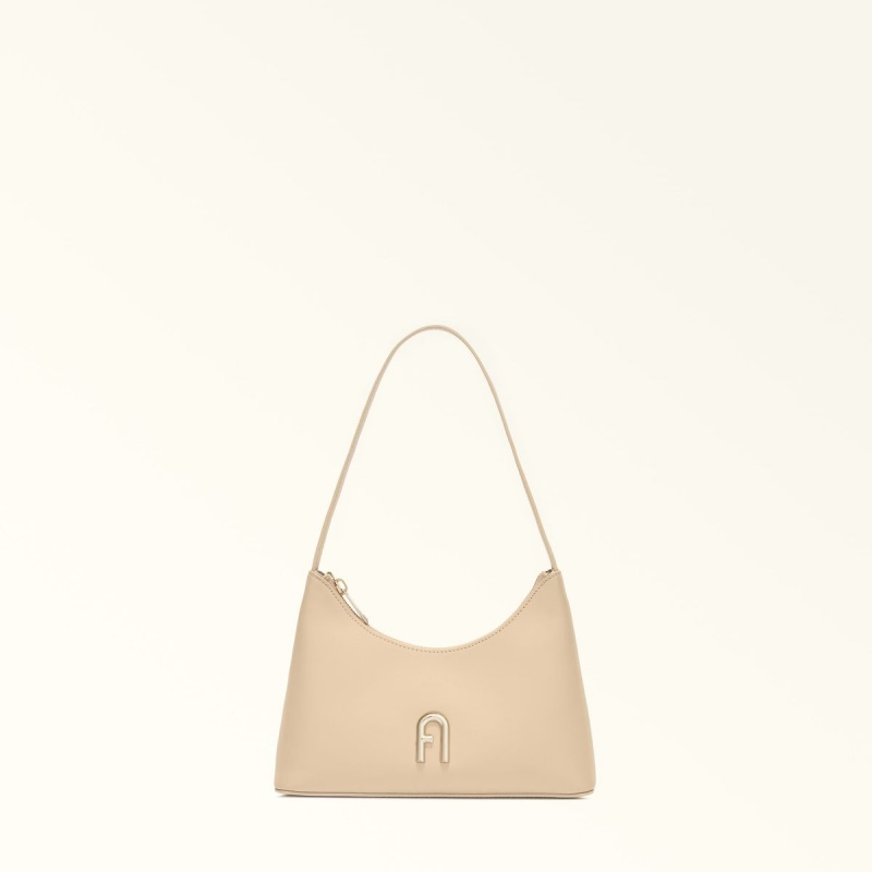 Furla DIAMANTE Axelväska Dam Beige | 3657-LCREH