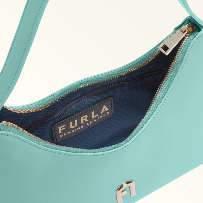 Furla DIAMANTE Axelväska Dam Mintgröna | 4970-NZFDS