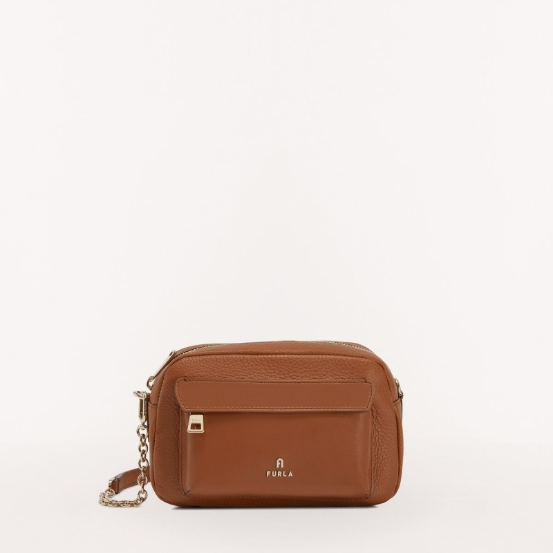 Furla FAVOLA Crossbody Väska Dam Bruna | 2814-UFGHX