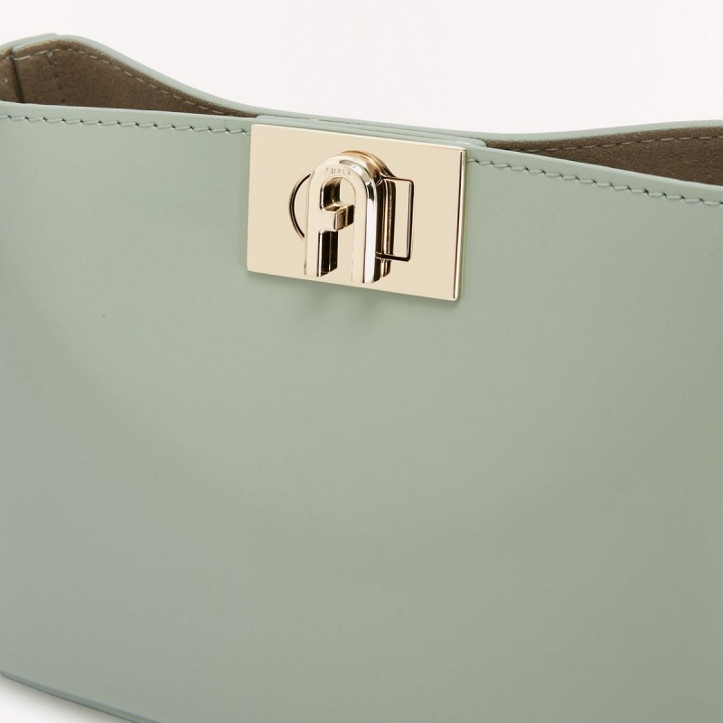 Furla FLEUR Axelväska Dam Mintgröna | 4753-ALDQH