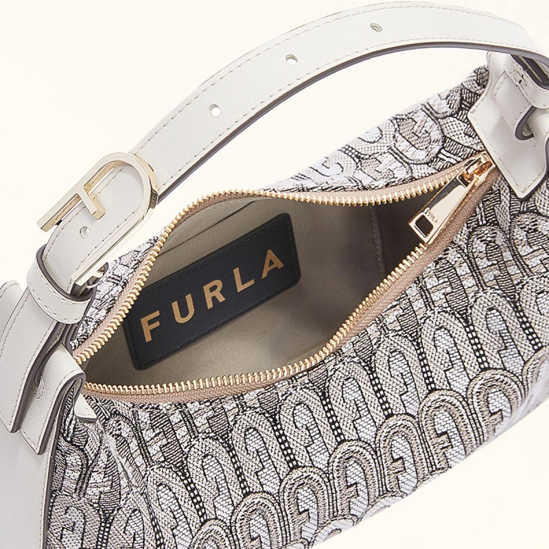 Furla FLOW Axelväska Dam Grå | 3589-ZUGBL