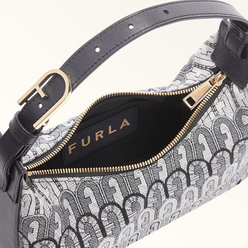 Furla FLOW Axelväska Dam Svarta | 3476-PCROA